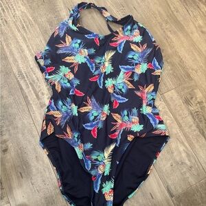 Tropical Floral One-Piece Swimsuit